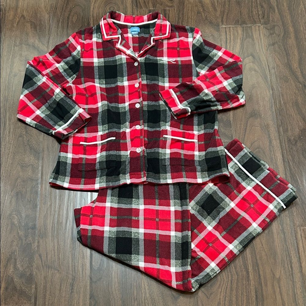 Simply Vera Vera Wang Plaid Fleece Pajama Set